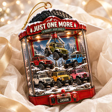 Load image into Gallery viewer, “Just One More Adventure” - Personalized Outdoor Adventure Acrylic Ornament - Perfect Gift for Off-road Lovers
