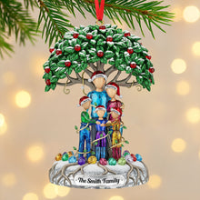 Load image into Gallery viewer, Celebrate Your Family&#39;s Love - Personalized Family Tree Ornament Ornament PopCulturePrints
