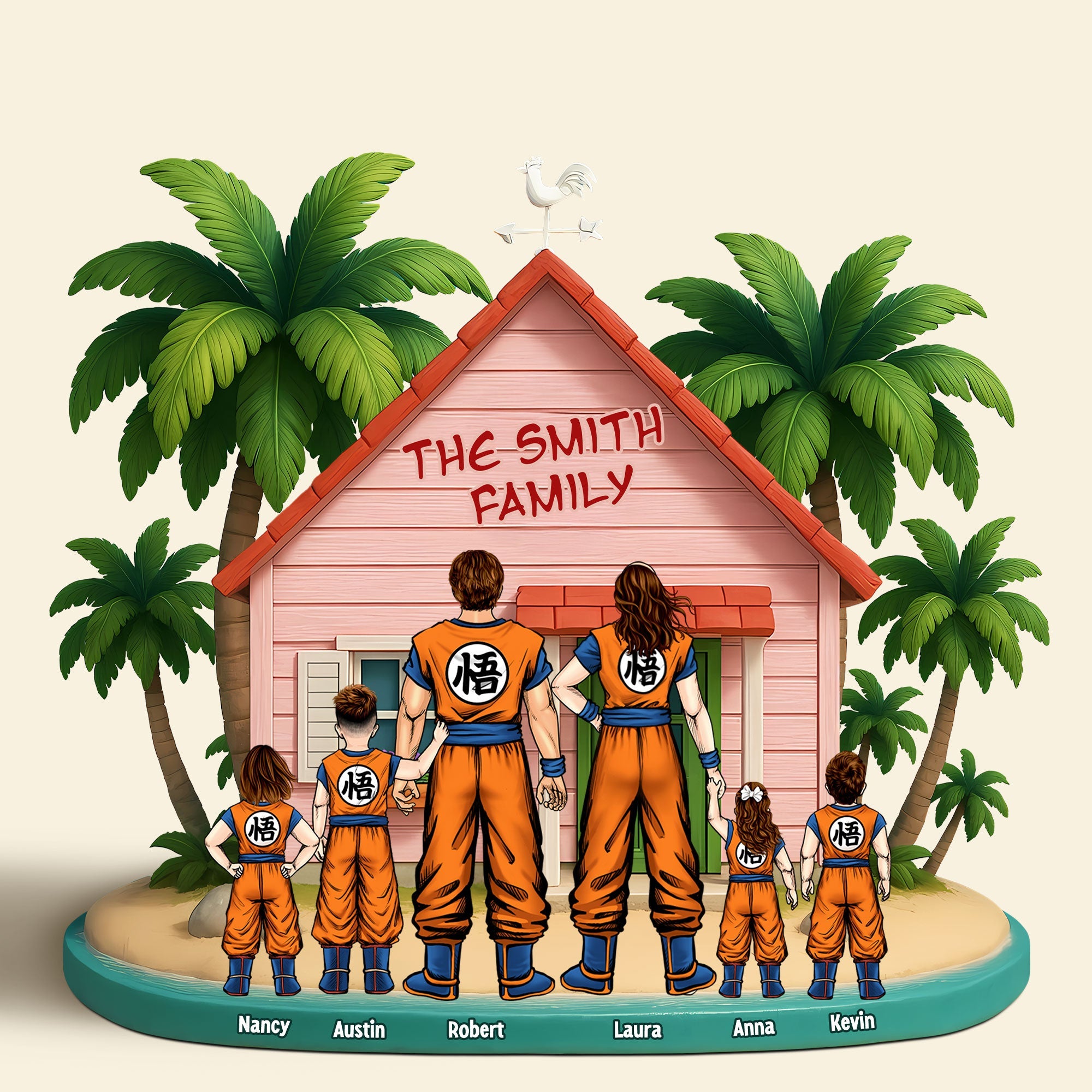 Family Plaque - A Personalized Gift for Every Family Member Shaped Plaques PopCulturePrints