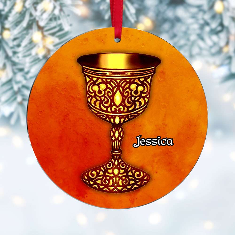 Customized Book Lover Christmas Ornament - Festive Edition Ornament PopCulturePrints