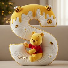 Load image into Gallery viewer, Bring Sweetness to Your Child's Room with Our Honey Letter Pillow - Personalized Gift for Kids Pillow PopCulturePrints

