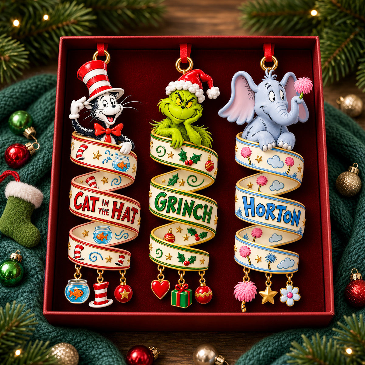 Iconic Book Characters Christmas Ornament - Personalized Gifts For Book Lovers 02padh101026 Ornament PopCulturePrints