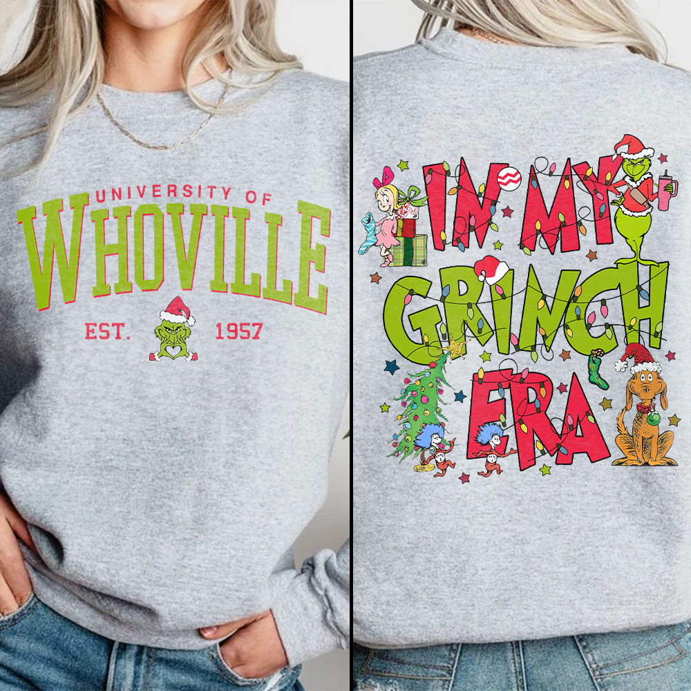 Whoville Grinch Era Christmas Sweatshirt