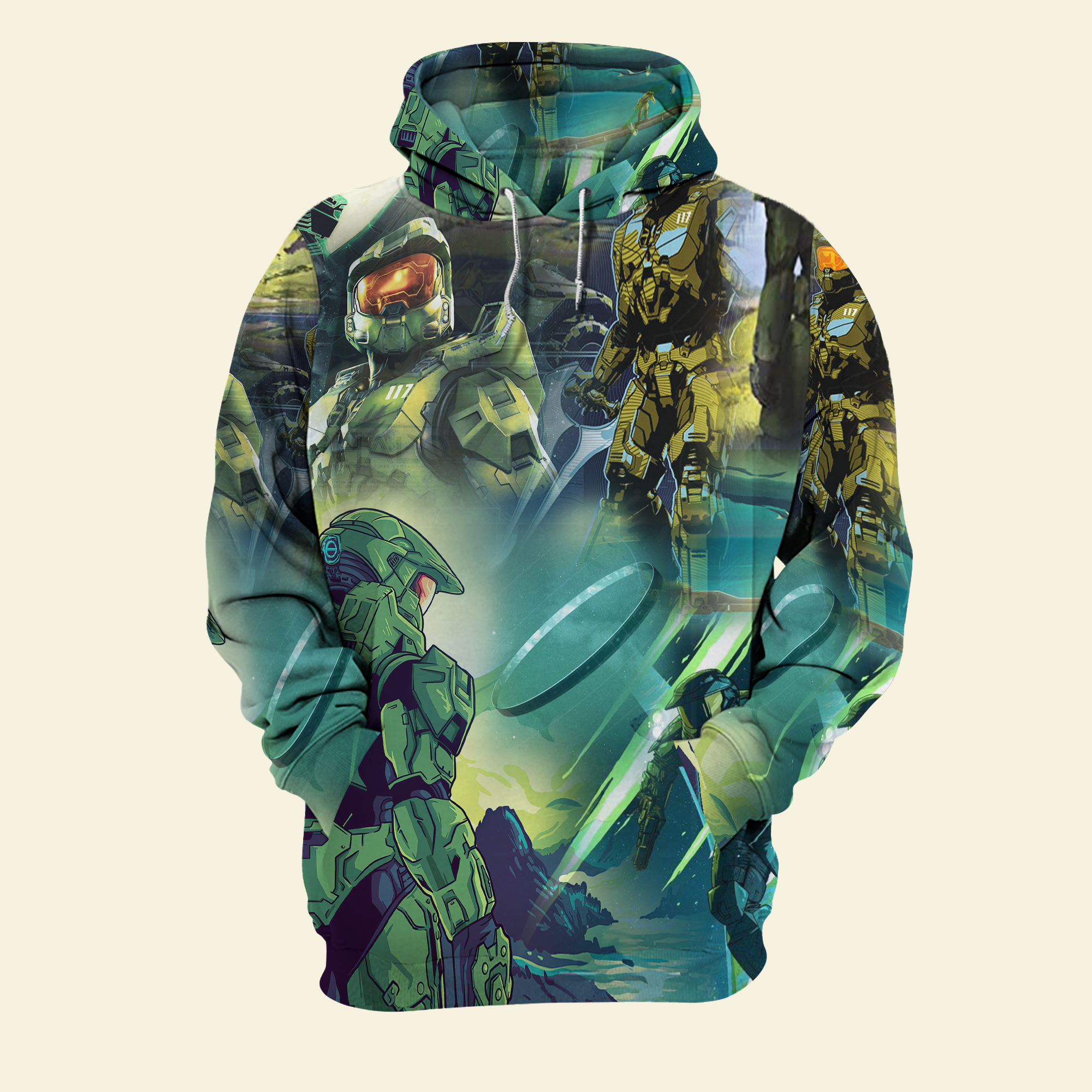 Galactic Warrior Hawaiian 3D Shirt