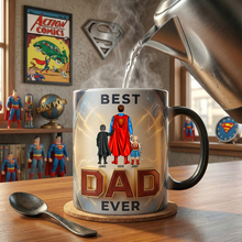 Load image into Gallery viewer, Best Dad Ever Magic Coffee Mug - Personalized Gifts for Dads Coffee Mug PopCulturePrints
