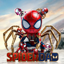 Load image into Gallery viewer, “Swing into Action with Spider Dad” – Personalized Gift for Dads, Grandpas &amp; Superheroes Shaped Plaques PopCulturePrints
