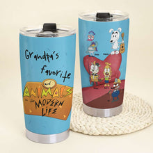 Load image into Gallery viewer, Personalized Grandpa&#39;s Favorite Cartoon Tumbler Tumbler Cup PopCulturePrints
