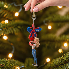 Load image into Gallery viewer, Sweet Kisses Love Acrylic Ornament - Personalized Gift for Couples Ornament PopCulturePrints
