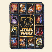 Load image into Gallery viewer, Celebrate the Force: Legendary Blanket - Personalized Anniversary Gifts for Star Wars Fans Blanket PopCulturePrints
