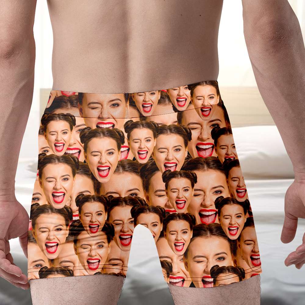 Personalized Photo Men's Boxer - Unique Gifts for Him Boxer Briefs PopCulturePrints