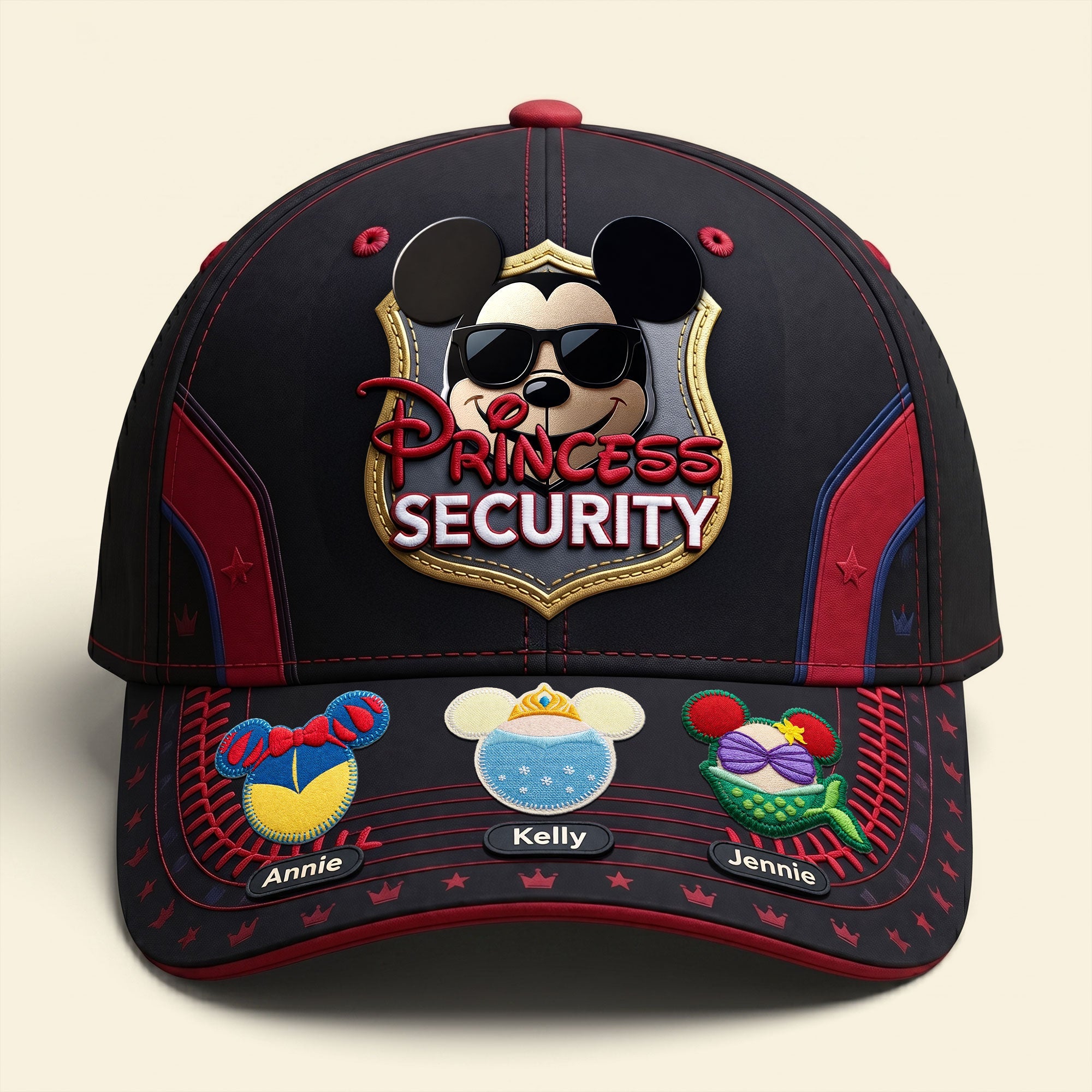 "Protect Your Little Princess with Style!" - Personalized Classic Cap for Dads and Grandpas Caps PopCulturePrints