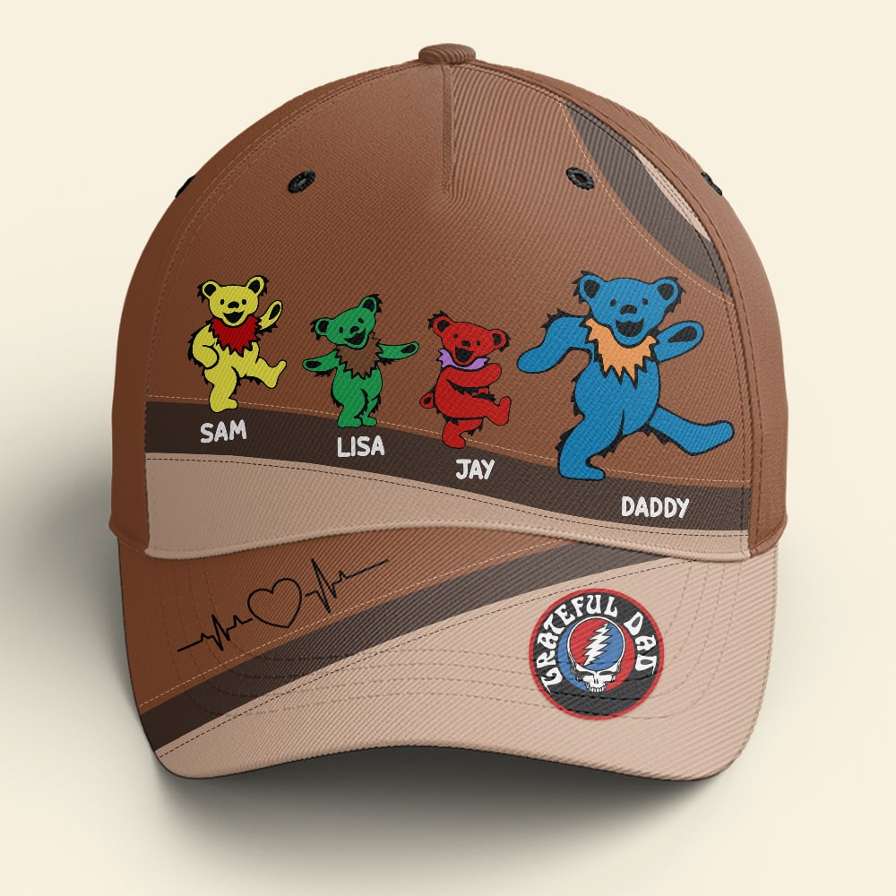 Personalized Dancing Bears Cap for Dad