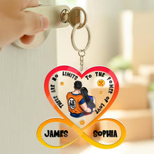 Load image into Gallery viewer, Custom Anime-Inspired Couple Keychain - Personalized Valentine&#39;s Day Gifts Keychains PopCulturePrints
