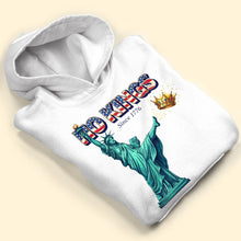 Load image into Gallery viewer, &quot;No Kings Since 1776&quot; - Funny Unchained Shirt - Custom Gift for Freedom Enthusiasts Shirts PopCulturePrints
