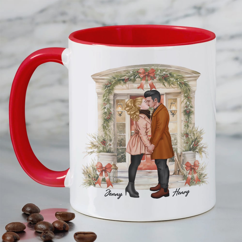 Personalized Christmas Couple Mug - The Best Gift