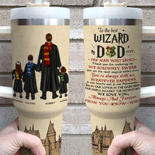 Load image into Gallery viewer, Personalized Harry Potter Family Stained Glass Ornament
