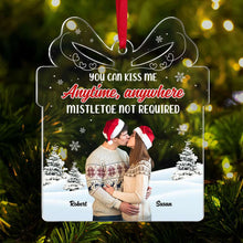 Load image into Gallery viewer, Custom Photo Couple Christmas Ornament - Festive Acrylic Keepsake Ornament PopCulturePrints
