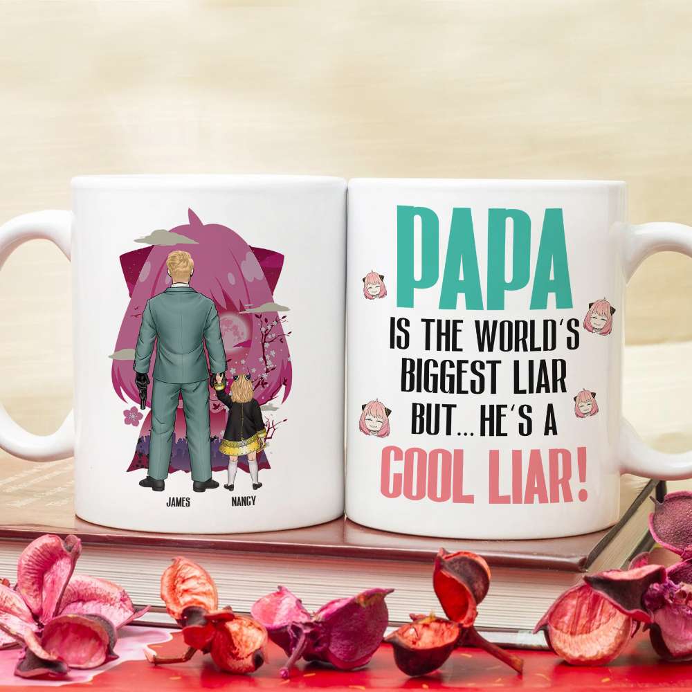 Cool Dad Personalized Coffee Mug Coffee Mug PopCulturePrints