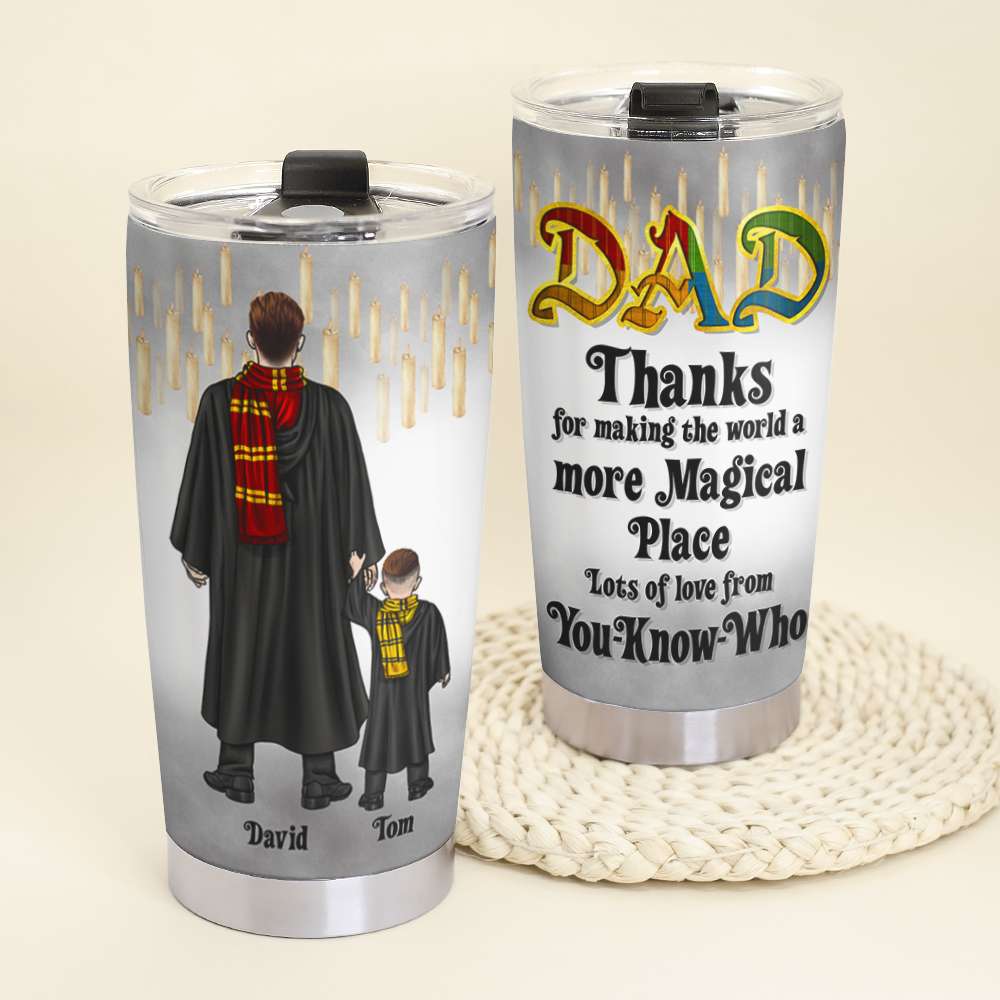 Magical Dad Personalized Tumbler - Perfect Gift for Father's Day