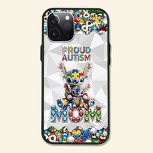 Load image into Gallery viewer, Celebrate Love: Proud Autism Mom Phone Case - Personalized Gift for Moms and Grandmas Phone Case PopCulturePrints
