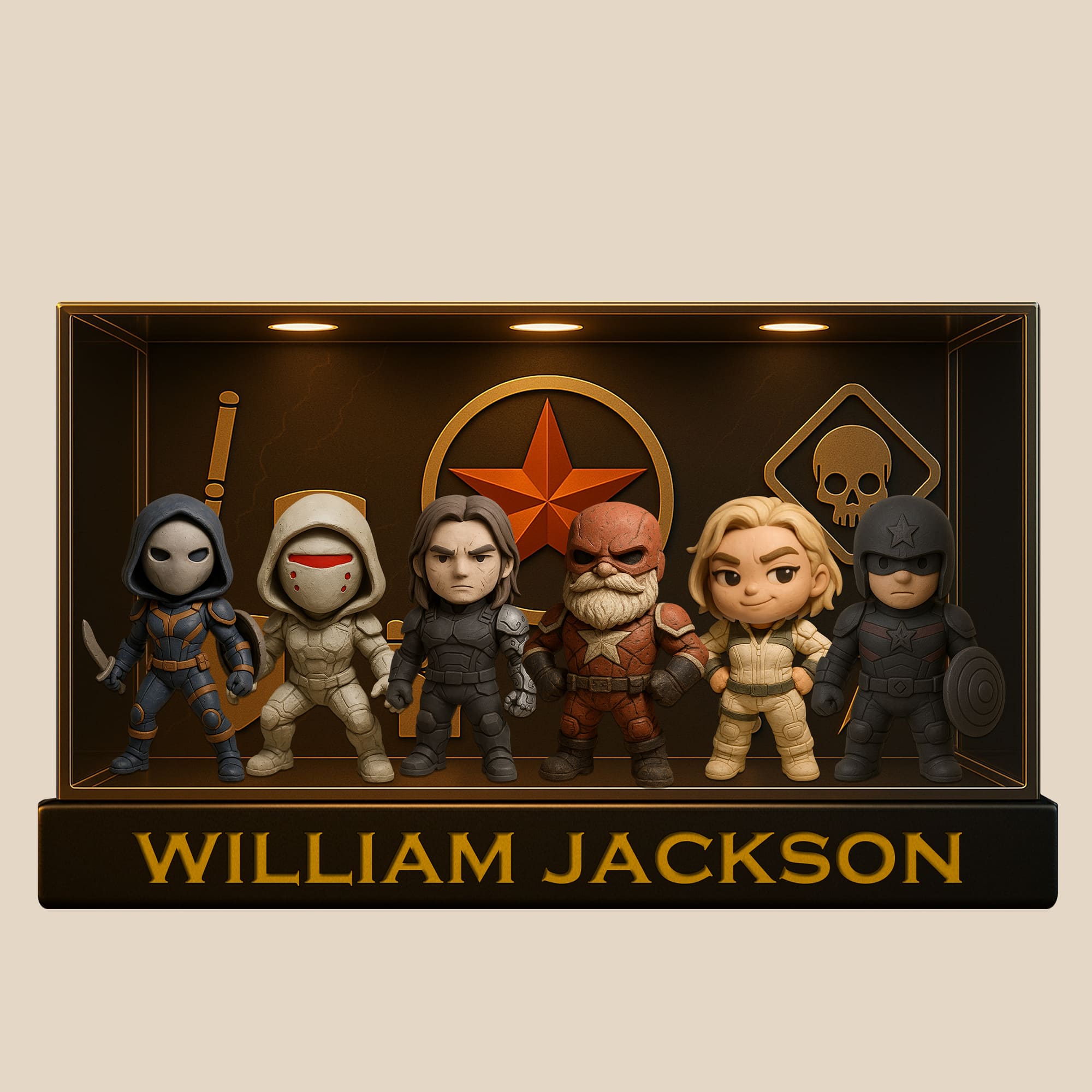 "Unleash Your Inner Hero!" - Super Plaque Personalized Gift for Movie Fans - Customizable Gift for Friends and Family Shaped Plaques PopCulturePrints