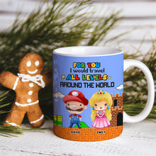 Load image into Gallery viewer, Personalized Couple&#39;s Adventure Mug - Game Inspired Design | Valentine&#39;s Day Gifts Coffee Mug PopCulturePrints
