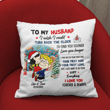Load image into Gallery viewer, Personalized Naughty Gingerbread Couple Ornament | Valentine&#39;s Day Gifts | Christmas Humor Pillow PopCulturePrints
