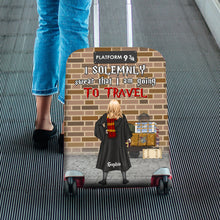 Load image into Gallery viewer, Personalized Wizard Travel Suitcase Cover
