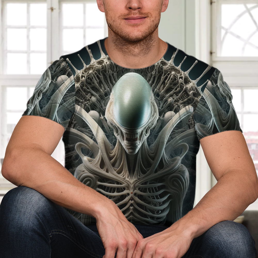 Xenomorph Lovers Graphic Tee - Alien Inspired Shirt AOP Products PopCulturePrints