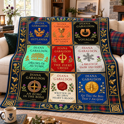 Embrace Your Journey - Fantasy Time Traveler Blanket | Personalized Gifts for Book Lovers Blanket PopCulturePrints