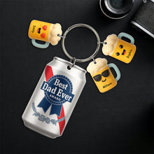 Load image into Gallery viewer, “Dad Needs A Cold Beer” - Personalized Acrylic Tag Keychain - Gift for Dad, Grandpa, Father, and More Keychains PopCulturePrints

