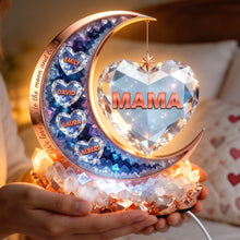 Load image into Gallery viewer, Love Beyond the Moon - Personalized Acrylic Light Box for Mom Light Box PopCulturePrints
