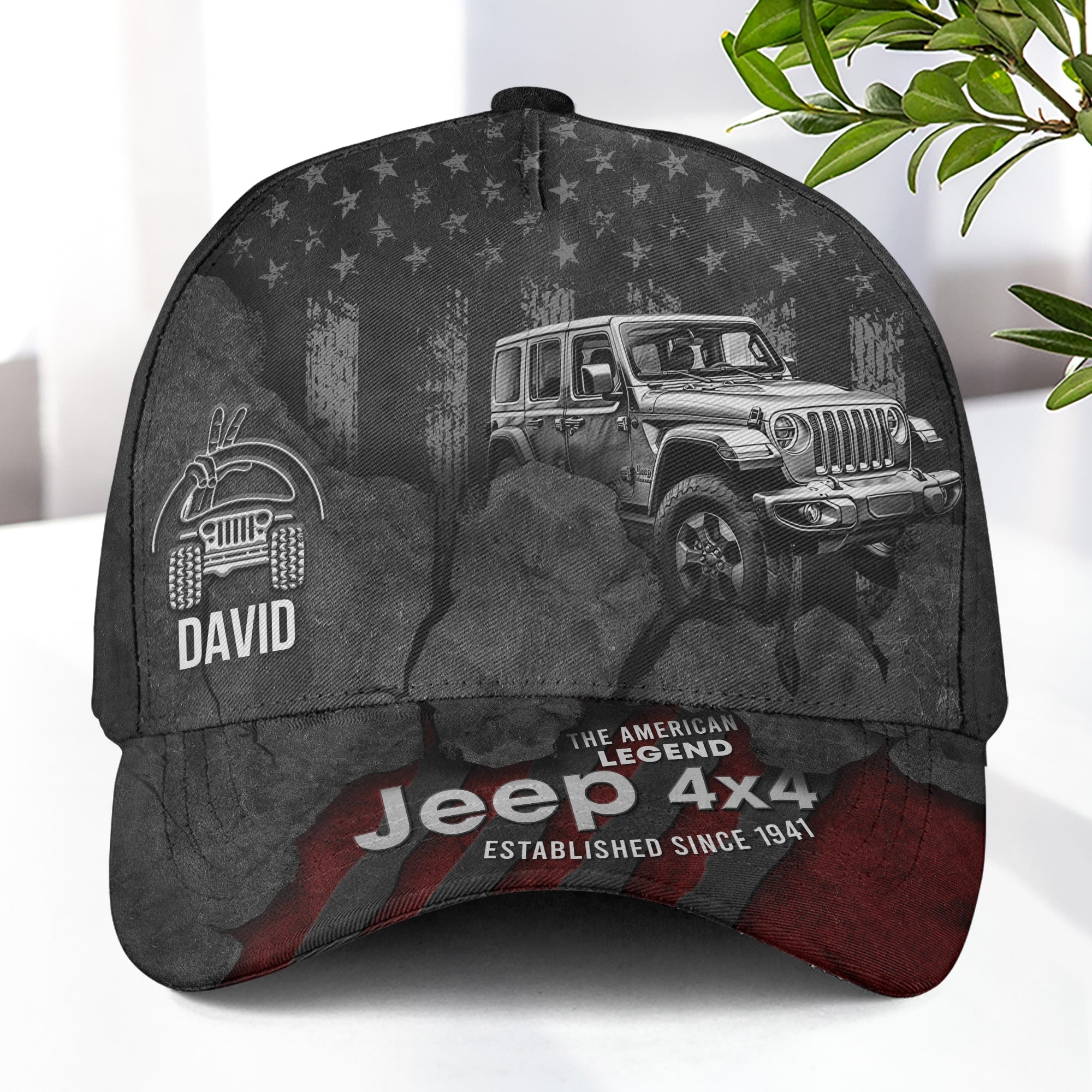 Custom Off-Road Adventure Cap for Jeep Enthusiasts