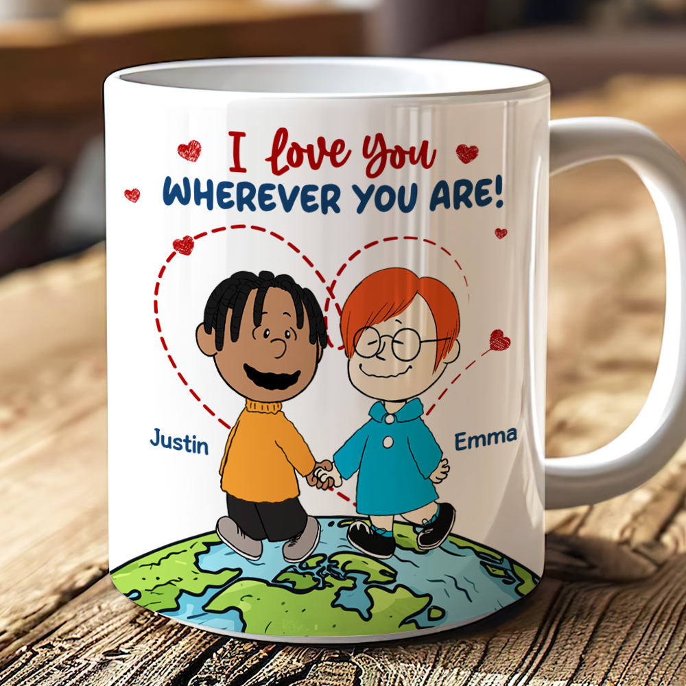 Personalized Couple Coffee Mug - Unique Valentine's Day Gifts for Love Coffee Mug PopCulturePrints