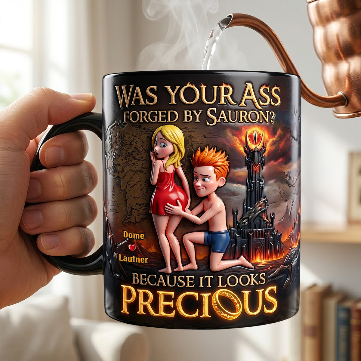 “Your Ass Could Be Legendary!” - Naughty Coffee Magic Mug - Personalized Gifts For Couples