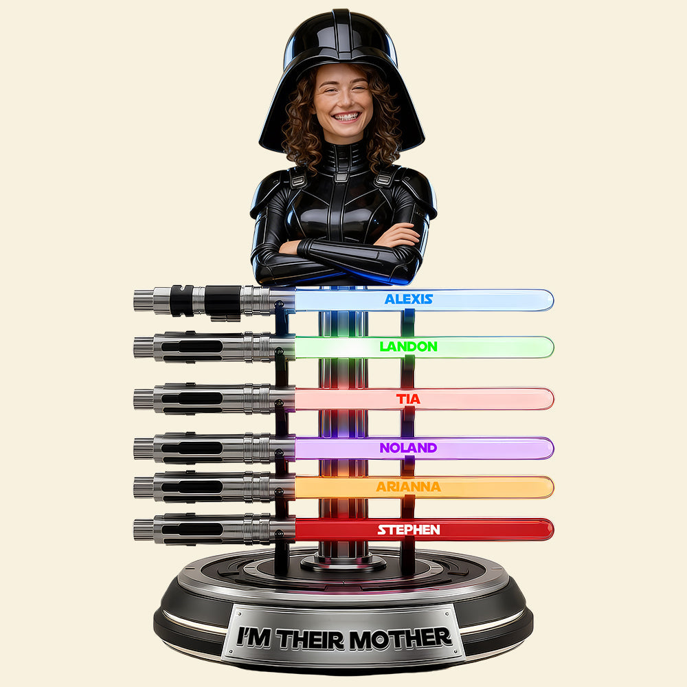 "I'm Their Mother" - Sci-Fi Mom Acrylic Plaque - Custom Personalized Gift for Moms and Grandmas Shaped Plaques PopCulturePrints