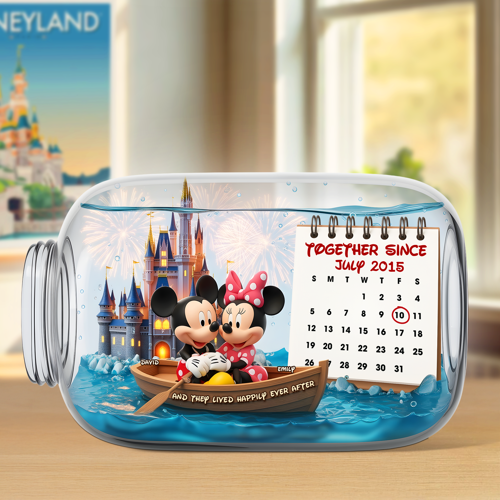 "Together Since July 2015" - Personalized Anniversary Acrylic Plaque - Perfect Gift for Couples, Friends, and Loved Ones Shaped Plaques PopCulturePrints