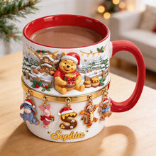 Load image into Gallery viewer, “Sweet Moments with Winnie the Pooh!” - Personalized Christmas Mug - Perfect Gift for Kids, Family, and Friends Coffee Mug PopCulturePrints
