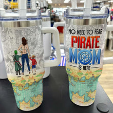 Load image into Gallery viewer, Personalized Pirate Mom Adventure Tumbler Tumbler Cup PopCulturePrints
