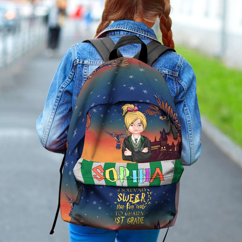 Personalized Harry Potter Themed Backpack for Kids