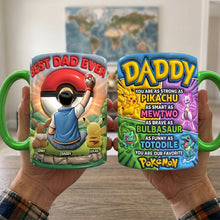 Load image into Gallery viewer, Best Dad Ever - Personalized Adventure Mug for Dads and Kids Coffee Mug PopCulturePrints
