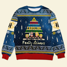 Load image into Gallery viewer, Personalized Family Magic-Themed Ugly Sweater
