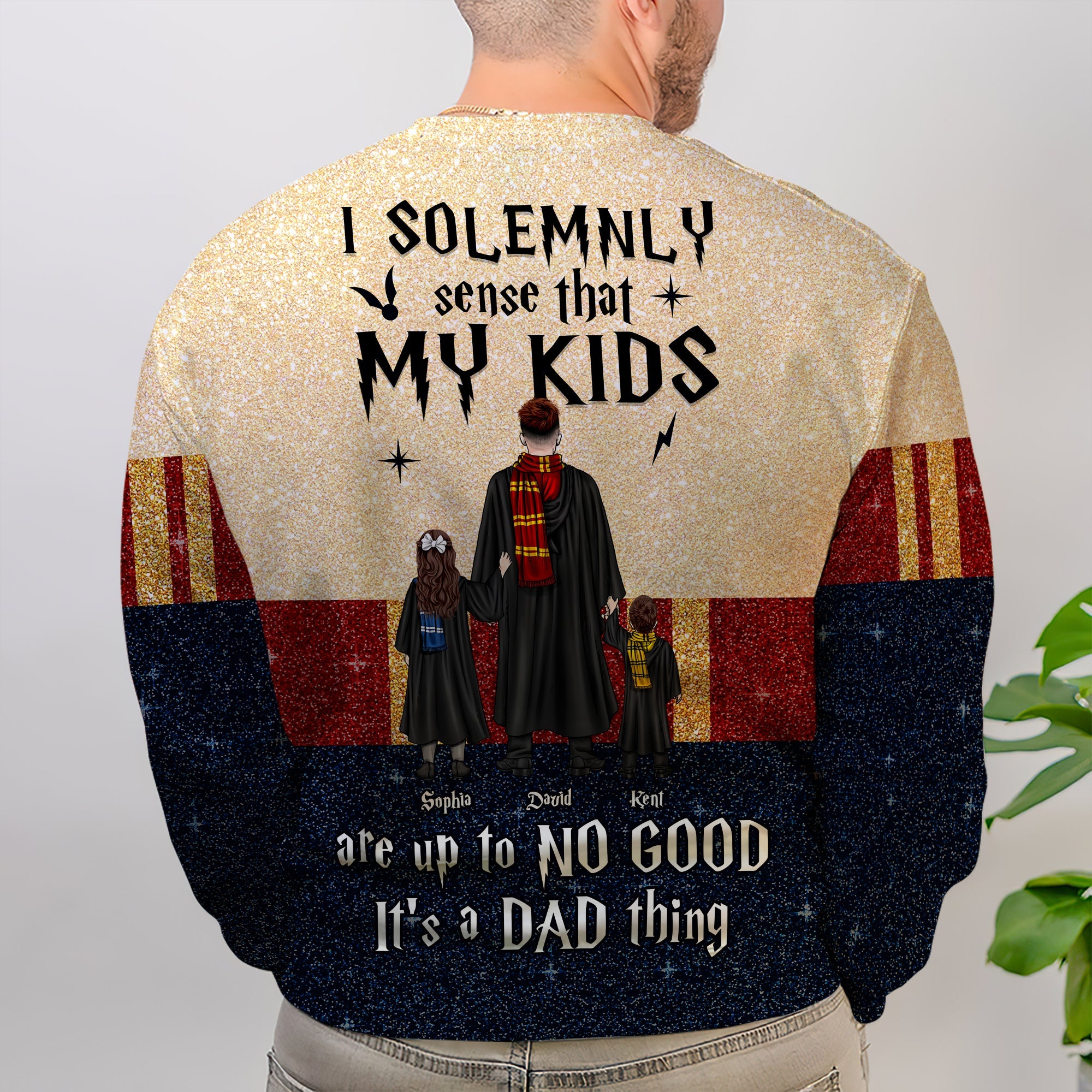 Personalized Harry Potter Family Print - In This House We Believe in Magic