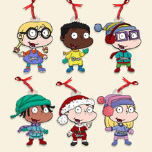 Load image into Gallery viewer, Personalized Kids Cartoon Christmas Ornament - Custom Name Gift Ornament PopCulturePrints
