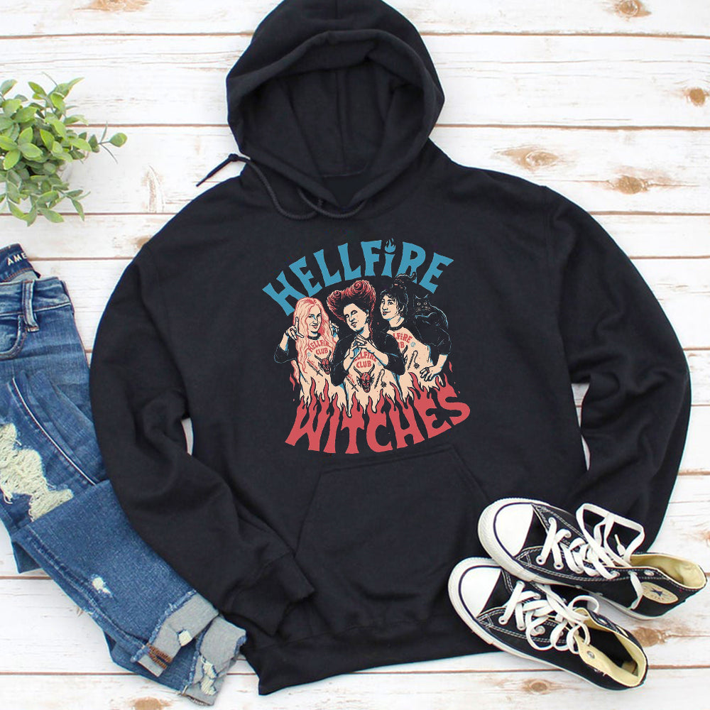 Hellfire Witches Halloween Shirt for Horror Movie Fans