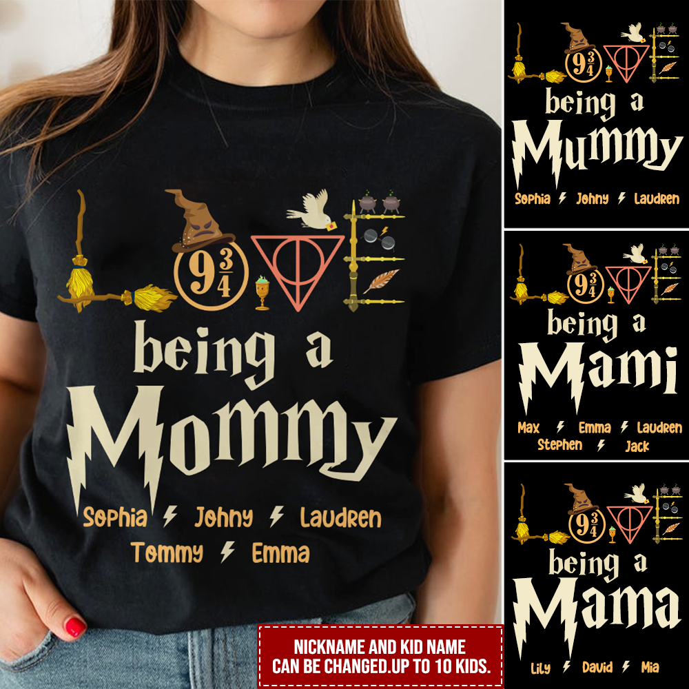 Harry Potter-Themed Personalized Mommy T-Shirt