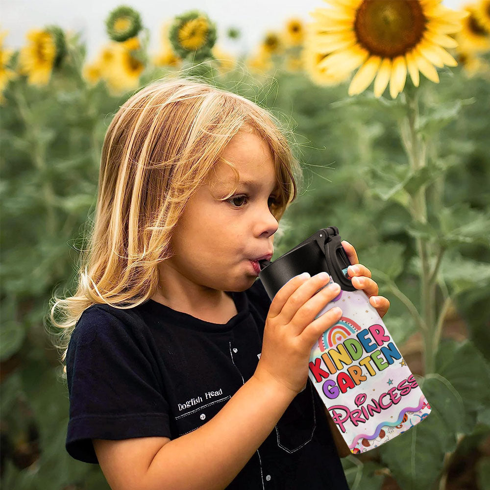 Personalized Kindergarten Princess Tumbler - Back to School Gift Kid Tumbler PopCulturePrints