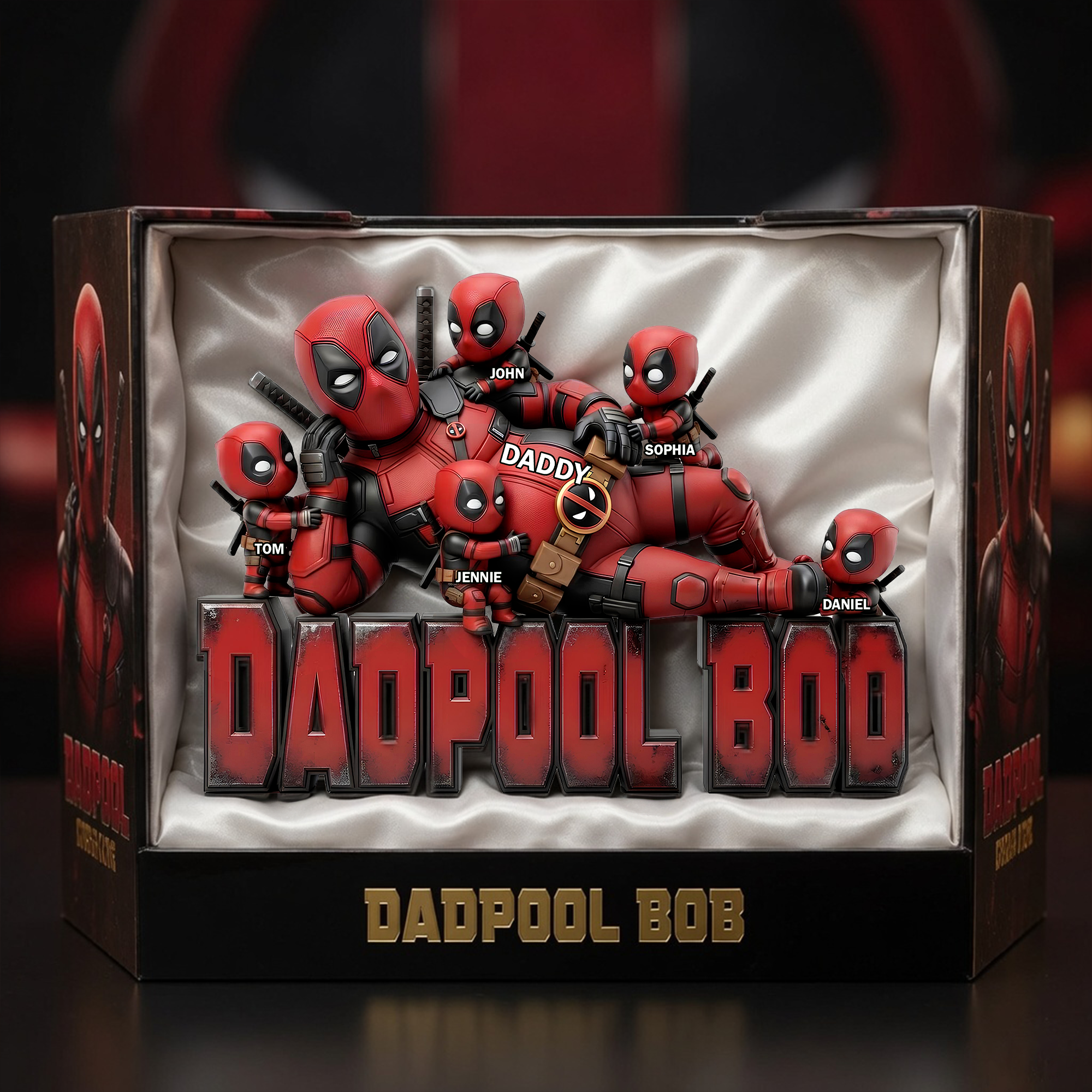 Funny Fighter Dad Bod - Personalized Acrylic Plaque for Dads Shaped Plaques PopCulturePrints