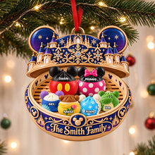 Load image into Gallery viewer, “Celebrate Family Togetherness” - Dumpling Family Ornament - Personalized Christmas Gift for Family
