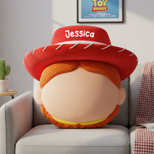 Load image into Gallery viewer, “Bring Joy with Our Custom Lovely Characters Pillow” - Personalized Gifts for Kids Pillow PopCulturePrints
